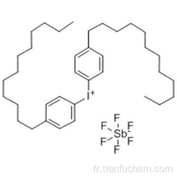 Hexafluorurantimoniate de bis (4-dodécylphényl) iodonium CAS 71786-70-4